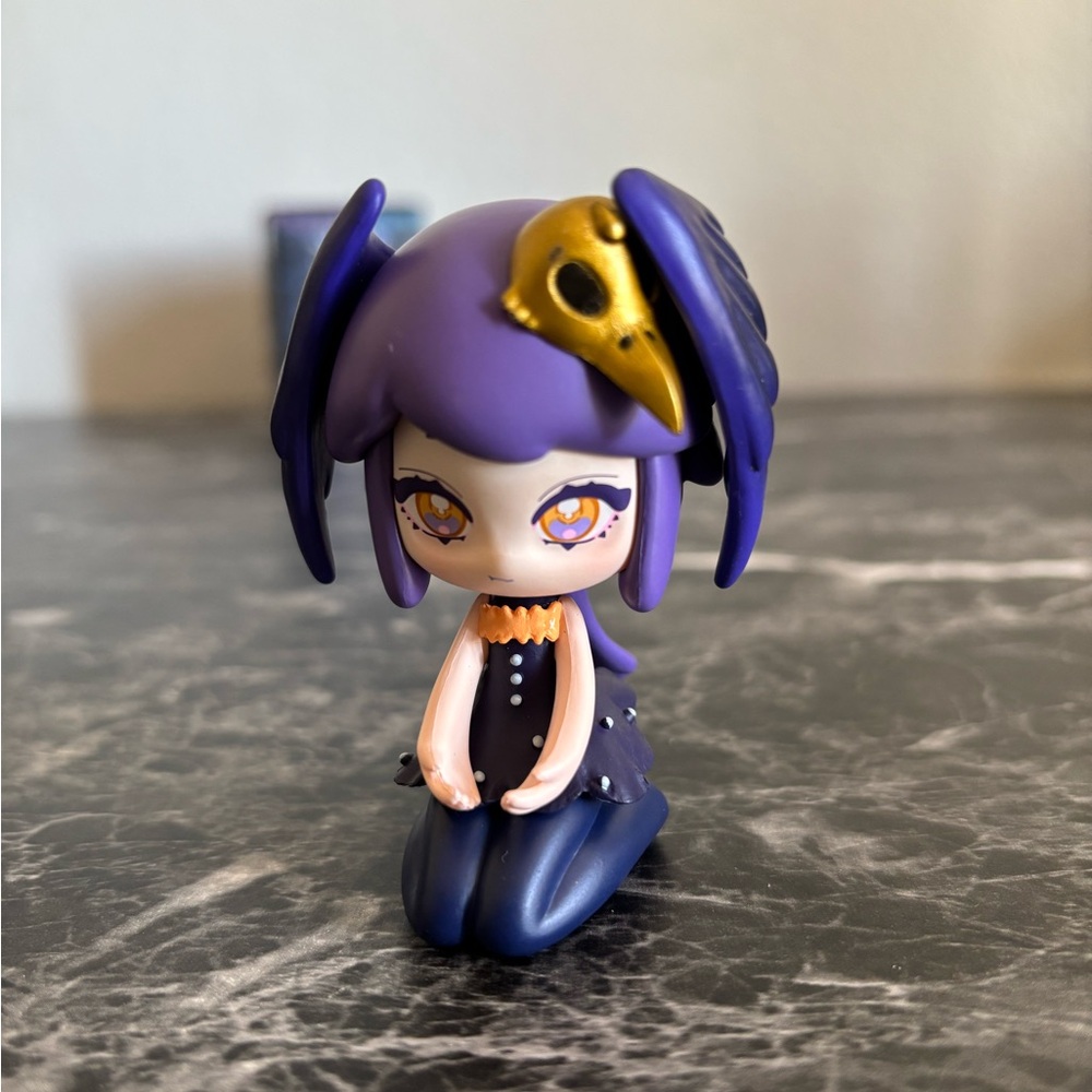 Purple Anime-Style Figurine Tea Party Witch